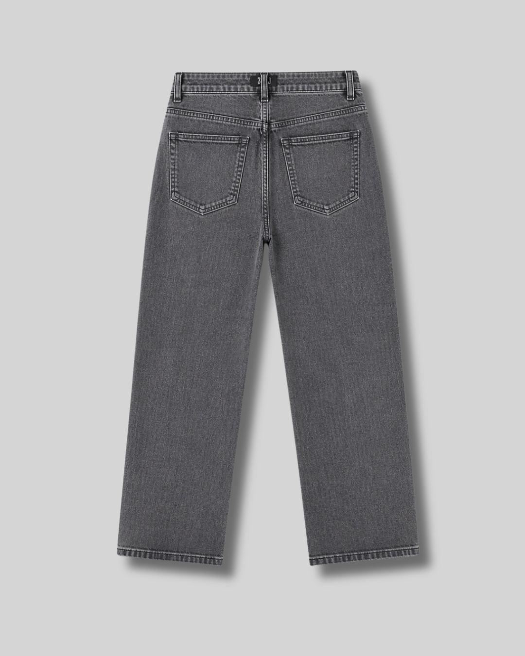 Ash grey straight jeans