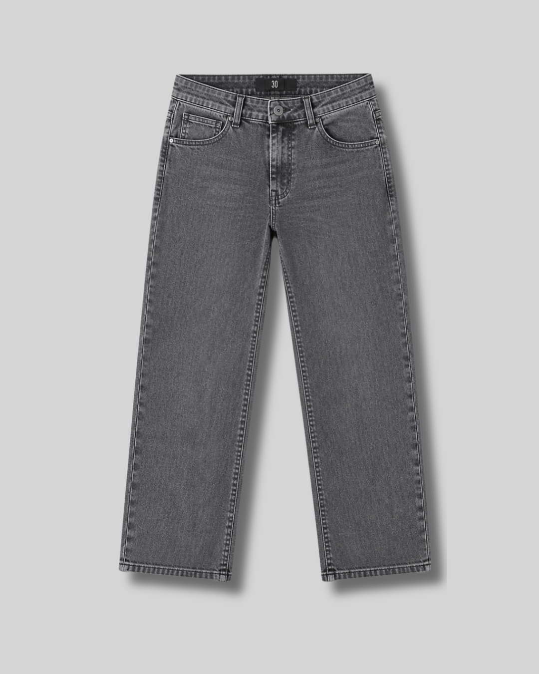 Ash grey straight jeans